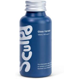 Sculpd 120 ml Air Dry Clay Glaze - Gloss, Scratch Resistant and Waterproof Pottery Glaze, Gloss Varnish for Air Dry Clay