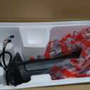 Passenger Right Side Door Towing Mirror Power and Heat Glass with BLIS Textured Black Back Cover Turn Signal Light Puddle Light Manual Folding For 19-24 Ram 2500 3500 4500 5500