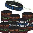 48PCS Football Party Rubber Bracelets, Football Sport Themed Birthday Party Supplies Decorations Prize Goodie Bag Favors Football Silicone Wristbands