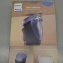 Norelco Philips Beard Trimmer 7000 Series, 100% Waterproof Trimmer for Men, 40 Lock-in Hair Length Settings, BeardSense Power Adaptability, Detail & T-Blade Trimmer Heads, Charging Stand, BT7670/40 (Black)