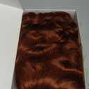 STfantasy 20S Finger Wave Wig Flapper Curly Synthetic Hair for Women 1920s Cosplay Costume Halloween Party Daily Everyday Wear (Reddish Brown)