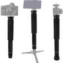 62 Inch Camera Monopod, 8 Sections Heavy Duty Monopod, Aluminum Photography Unipod Stick Trekking Pole with 1/4in to 3/8in Conversion Screw