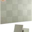 Large Felt Bulletin Board 24 Pack Tiles 48x71in Alternative to Cork Board