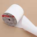 4inch x 50 Yards Shiny White Waterproof Ribbon,Curling Ribbon for Gifts Package Wrapping,Crafting.
