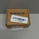 Door Lock Child Proof, Home Security Door Reinforcement Lock,Door Latch Double Safety Security Protection for Your Home,Brown Door Security Lock