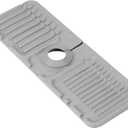Silicone Sink pad for Kitchen Sink, Keeping The Sink Surface Dry and Free of Residual Water Droplets (Large)