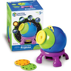 Learning Resources Shining Stars Projector, Solar System Space Toy Set, 5Piece Set, Ages 3+, Multicolor, Model:LER2830 (7 inches)