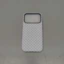 Jusy Compatible with MagSafe Polka Dot Case for iPhone 17 Pro, Cute Aesthetic Polka Dots Magnetic Phone Case, Soft TPU and Hard PC Protective Phone Cover for Women Girls (Matte) - White