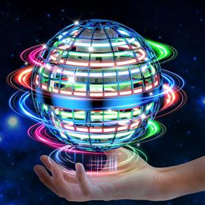 2025 AI Flying Orb Ball Toy, Cosmic Globe Boomerang Hover Ball Galactic Fidget Spinner, Cool Stuff Toys for 6 7 8 9 10 11 12+ Year Old Boys Girls Teens Indoor Outdoor Toys(Blue)