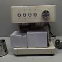 COWSAR 15-Bar Expresso Coffee Machines, Commercial Espresso Machine with Grinder, Milk Frother/Steam Wand & Tamping Tools for Cappuccino & Latte - White (EXP 09/23/33)