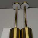 Cordless Table Lamp Set of 2, Gold 5000mAh Rechargeable Battery Operated Lamps, Wireless 3 Color Dimmable Touch Lamp Table Light for Restaurant Dining Patio Outdoor, Home Decor