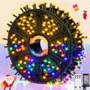 JMEXSUSS 500 LED Color Changing Christmas Lights, 173ft Warm White & Multicolor String Lights with Remote Outdoor Waterproof Christmas Tree Lights Plug in for Party Christmas Indoor Decor
