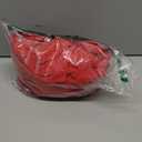 Oudain Red Ruffle Table Runner Cotton Fabric 118 x 13.8'' Farmhouse Rustic Ruffled Edge Table Runner Wedding Decor for Spring Baby Shower Bridal Shower Party