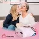 JANZAA Retirement Gift for Woman Blanket - Funny Soft Pink Throw Blanket - Happy Retirement Party Decorations for Women, Pink Retirement Gift, Party Decor and Teacher Retirement Gifts Blanket 50"X60"