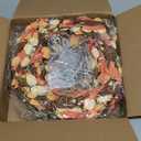 Fall Decor, Fall Garland with Lights, 6FT Autumn Eucalyptus Leaves Lighted Garland Thanksgiving Harvest Festival Decorations for Home Mantle Porch Outdoor Indoor Wedding Table Wall Arch Decor