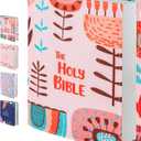 Mr. Pen- Bible Book Cover, 8.5" x 7.5", Bible Sleeve Cover, Book Covers for Bibles (Coral, Teal, Brown, Pink)