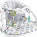Fisher-Price Portable Baby Chair Sit-Me-Up Floor Seat With Developmental Toys & Machine Washable Seat Pad, Starlight Bursts (One Size)