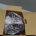 40FT LED Outdoor String Lights Waterproof, G40 Globe for Patio With 27 Edison Vintage Shatterproof Bulbs, Connectable Backyard Lighting for Garden, Bistro, Porch, Cafe (Red)