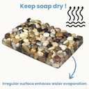 2 x Soap Dish for Bar Soap, Decorative Soap Dish for Shower, Soap Bar Holder for Bathroom Sink, Soap Holder Soap Tray