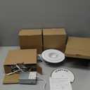 POPANU 6-Inch Gimbal Recessed Light - 12W 90° Tilt & 360° Rotation, 5CCT (2700K-5000K), IC Rated LED Eyeball Recessed Lighting, for Sloped Ceilings, Soffit Light, Hallway, Kitchens, White 6 Pack