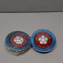 Partsam 2Pcs 4" Inch Round LED Trailer Tail Lights White Red Taillights Flange Mount 16 LED DC 12V Sealed Waterproof Stop Brake Tail Running Reverse Backup Lights Lamps for RV Trailer Trucks