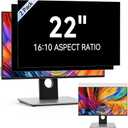 [2-Pack] 22 Inch Computer Privacy Screen Filter for 16:10 Widescreen Monitor, Removable Eye Protection Anti Glare Blue Light Filter Privacy Shield, Anti Scratch Anti Spy Screen Protector Film 22 In