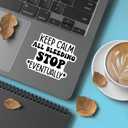 (3PCS) All Bleeding Stops Eventually Sticker, Funny Medical Healthcare Sticker,Nurse Sticker Waterproof Vinyl Sticker Decals for Books Laptops Phone Water Bottles Tumbler Cup Kindle 3x3 Inch