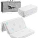 Ganondorf 38"X26" Trifold Pack and Play Mattress Pack N Play Mattress Dual-Sided Memory Foam Baby Mattress Pad