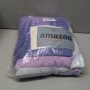 Disney Frozen 2 Lavender, Light Blue and Purple Forest Spirit 4 Piece Toddler Bed Set - Comforter, Fitted Bottom Sheet, Flat Top Sheet, Reversible Pillowcase