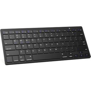 MOFII Bluetooth Keyboard, Ultra-Slim Wireless Computer Keyboard for iPad/iPad Air/iPad Pro/iPad mini, iPhone, Tablet, Laptop, Compatible with iOS, Mac OS, Android, Windows, Black