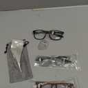 Hubeye Photochromic Progressive Reading Glasses for Men and Women Ultralight Flexible Anti-Blue Light Readers (Clear+Black+Orange, +2.25)