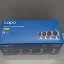 Tapo 1080P Indoor Wired Security Camera - Works as a Baby & Pet Monitor, Motion Detection, 2-Way Audio, Siren, Night Vision, Subscription-Free Local or Optional Cloud, Works with Alexa, C100(4-Pack) (White)