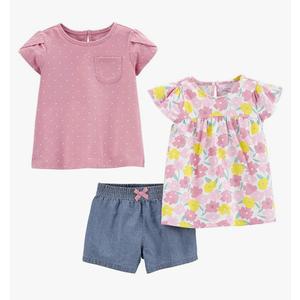 Simple Joys by Carter's baby-girls 3-piece Playwear Set, 4T