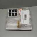 24 Oz/ 37 Oz/ 51 Oz Glass Storage Jars with Bamboo Lids - 6 Pack Clear Glass Canisters Square Airtight Stackable Ideal for Pantry Storage Containers Great for Cereal Coffee Beans Snacks etc