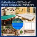 MABOZOO 8 Ball Pattern Billiard Pool Table Cover, Waterproof and Tearproof Snooker Table Cover for PoolTable, Indoor/Outdoor Pootable Accessories for Protecting Felt