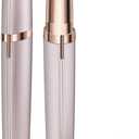 Eyebrow Hair Remover for WomenEyebrow Trimmer Facial Hair Remover for Face with Rechargeable USB Cable Eyebrow Lips Body Facial Hair Remover Painless Lipstick Shavers (GOLD)