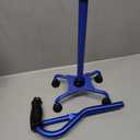 HoneyBull Blue Walking Came Quad Prong Stable Bass Adjustable Height.30-38in
