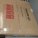 Amorho 28x36 Inch Bathroom Mirror Silver, Thick Metal Framed Wall Mirrors for Over Sink, Brushed Nickel Mirror Perfect for Bedroom, Living Room, Entryway, Rectangle (Horizontal/Vertical).