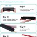 202A Toner Cartridges High Yield Replacement for HP 202A Ink CF500A Compaitble for Color Laser Pro MFP M280nw M281fdn M281fdw M281cdw M254nw M254dw M254dn Printer 4-Pack(BK/C/Y/M)