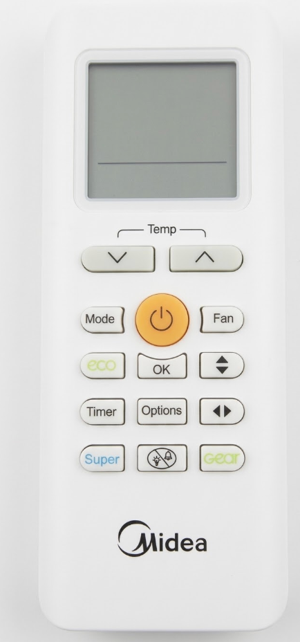 Generic Replacement Air Conditioner Remote Control for Midea RG70E/BGEF