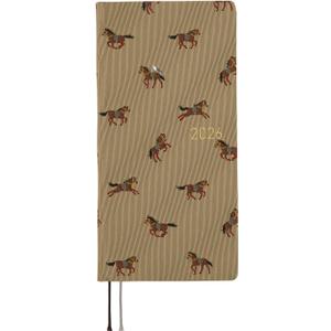 Almost Nichi Planner, 2026 weeks, MEGA English Edition, Thai & Chief, Running Horse, Starts from January, Weekly Notebook, Weekly Left, Slim, Long, Graph Note, 219 Pages