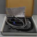 Black Kitchen Faucet with Pull Down Sprayer, Stainless Steel Spring Commercial Kitchen Sink Faucet with 10-Inch Deck, 1 or 3 Hole Installation for Farmhouse, RV Camper, Laundry & Utility Sink