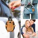 20 Pieces Mini Hedgehog Keychain Plush Bulk Stuffed Animal Keyring Charms Backpack Accessory Ring Bags Purse DIY Decor for Valentine's Day Gift Wedding Shower Birthday Christmas Party Favor