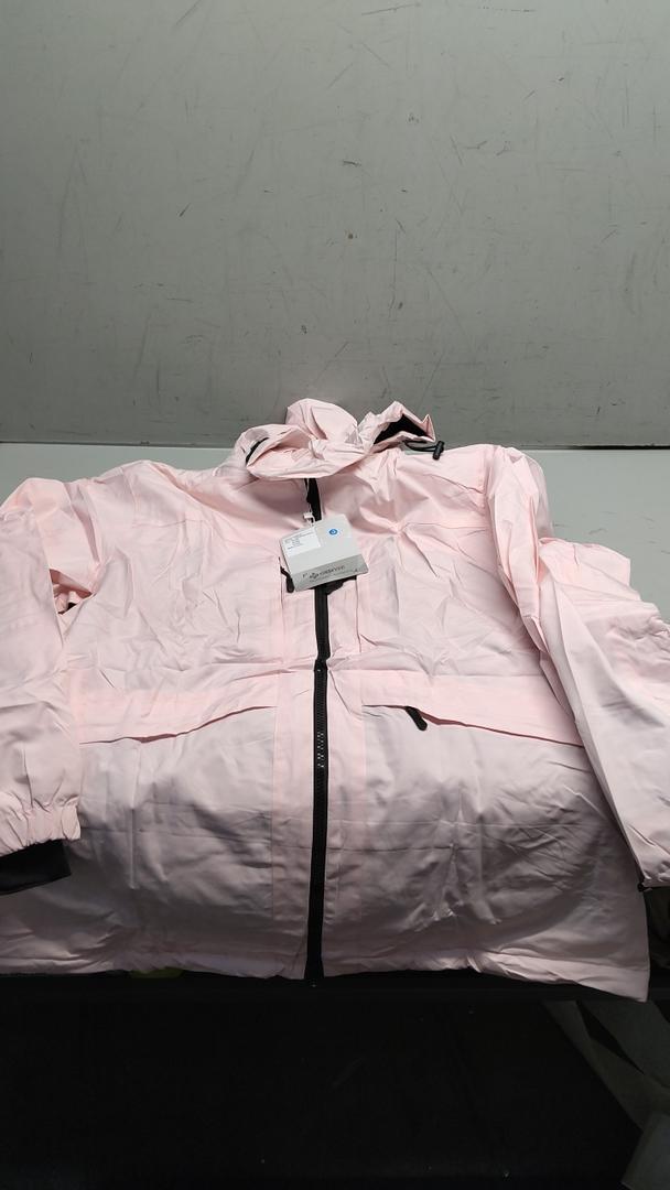 GEMYSE Women's Ski Jacket Waterproof Winter Snow Coat Warm Hooded Windbreaker Snowboarding Windproof Rain Jacket XL