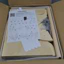 4-in-1 Toddler Kitchen Step Stool, Foldable Learning Standing Tower with Blackboard, Wooden Kitchen Stool Helper for Kids, 1-3 Year Old Boy Girl Gifts