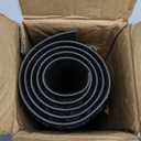 Front Door Mat Indoor Outdoor Entrance, 36" x 48" Dirt Resistant and Absorbent Door Mat, TPR Backing Non-Slip Doormats, Easy to Clean, Low Profile Welcome Floor Mat for Outside Entry (Black Double Stripes)