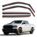 Aurorasters in-Channel Rain Guards for 2019-2025 Ram 1500 Crew Cab5th Gen New Body Style, Window Deflectors Window Visors for 2025 Ram 1500 Accessories, 4 Full-Size Doors : Automotive
