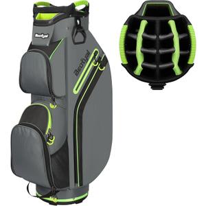 Cart Golf Bag 15 Way Organizer Divider Top Golf Club Bags Lightweight Golf Cart Bags for Men Women with Cooler, Rain Cover