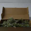 Floroom Artificial Flocked Eucalyptus Stems Faux Greenery Spray, 18pcs Best Filler Fake Plants for DIY Wedding Bouquet Centerpieces Arrangement