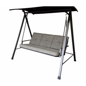 Onyx 3 Seat Cushioned Patio Swing 71.06"L x 22.64"W x 7.09"H